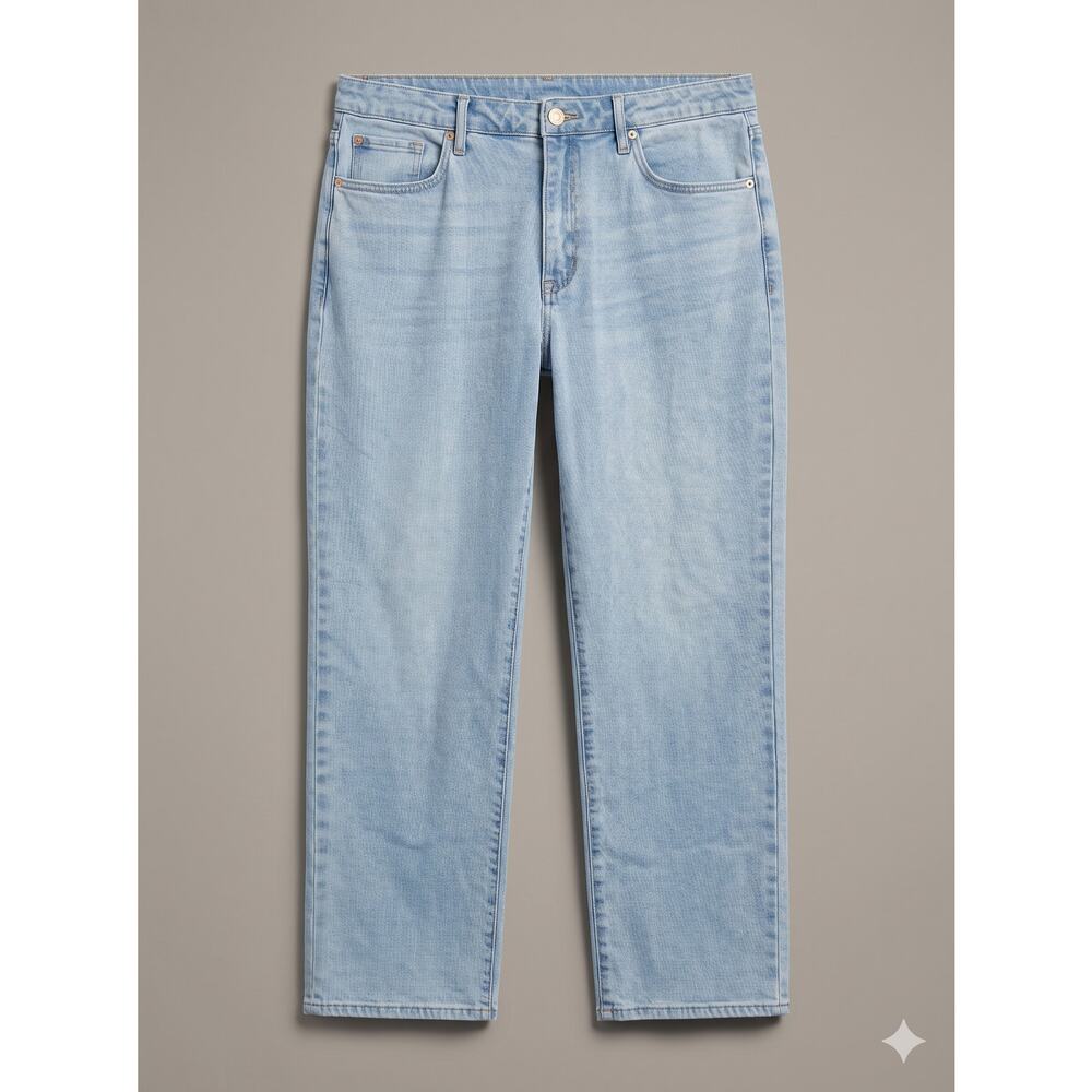 Seven7 Women's 12 Y2K Minimalist Staple Soft Norm Loose Straight Denim Jeans
